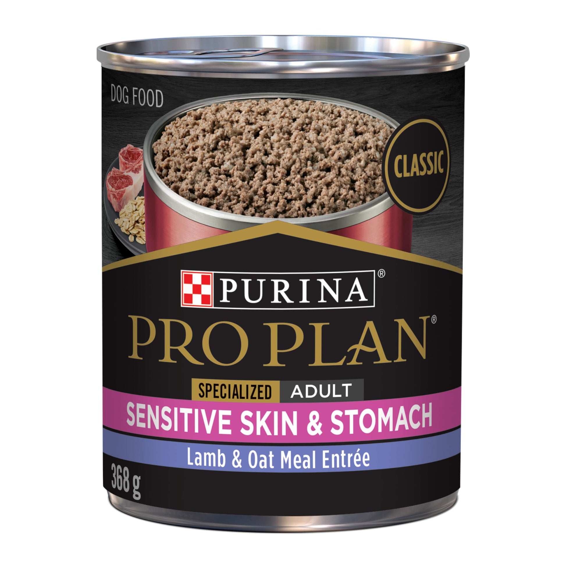 Purina Pro Plan Sensitive Skin and Stomach Dog Food Dry, Adult Salmon & Rice Formula, Digestive Health - 30 lb. Bag