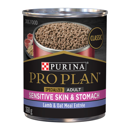 Purina Pro Plan Sensitive Skin and Stomach Dog Food Dry, Adult Salmon & Rice Formula, Digestive Health - 30 lb. Bag